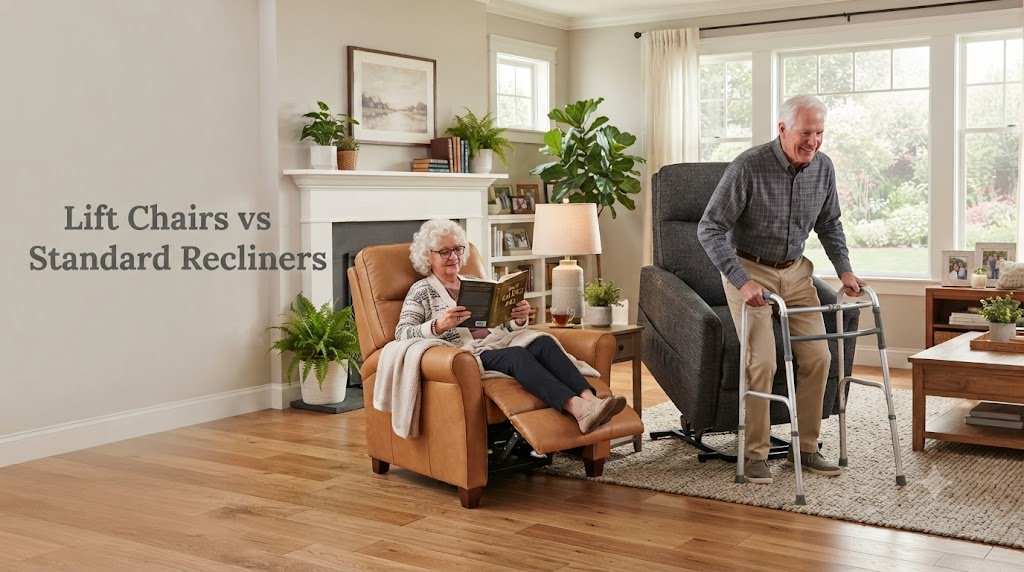 Lift Chairs vs Standard Recliners: Which Is Better for Seniors?