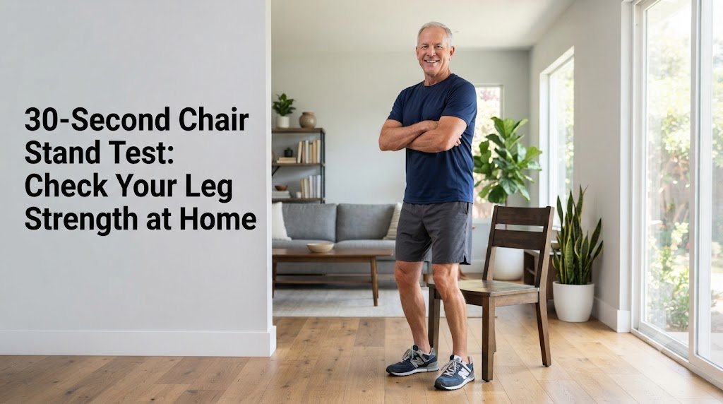 30 Second Chair Stand Test: Easy Way to Check Your Leg Strength