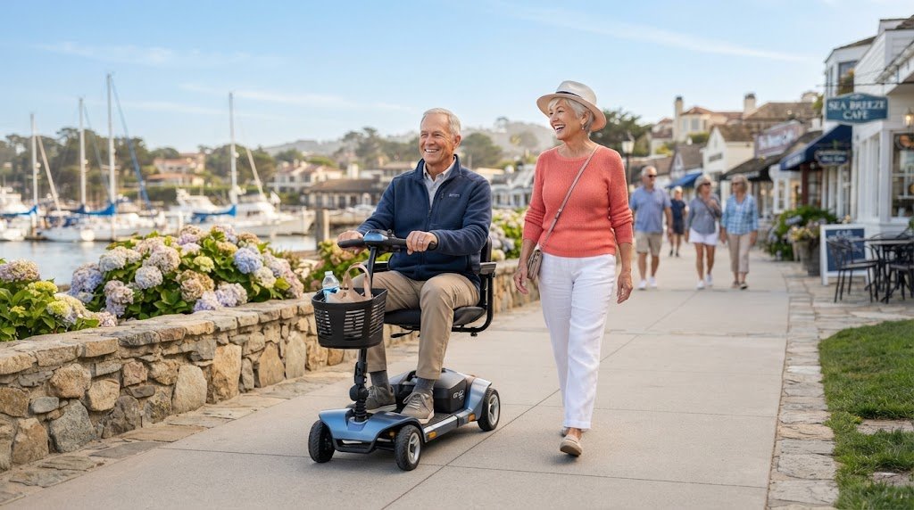 ravel mobility scooter helping seniors enjoy outdoor travel