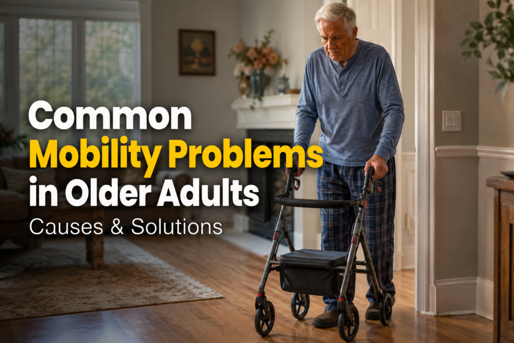 Common Mobility Problems in Older Adults Causes & Solutions