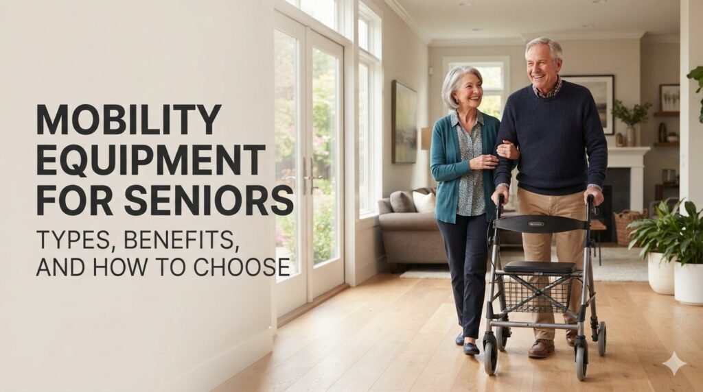 Mobility Equipment for Seniors: Types, Benefits, and How to Choose
