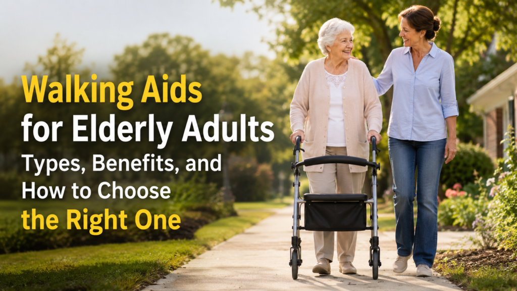 Walking Aids for Elderly Adults: Types, Benefits, and How to Choose the Right One